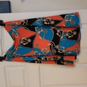 Bleeker & McDougal size M midi skirt with elastic waist